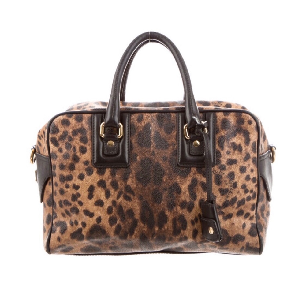 Authentic Dolce & Gabbana leopard handbag